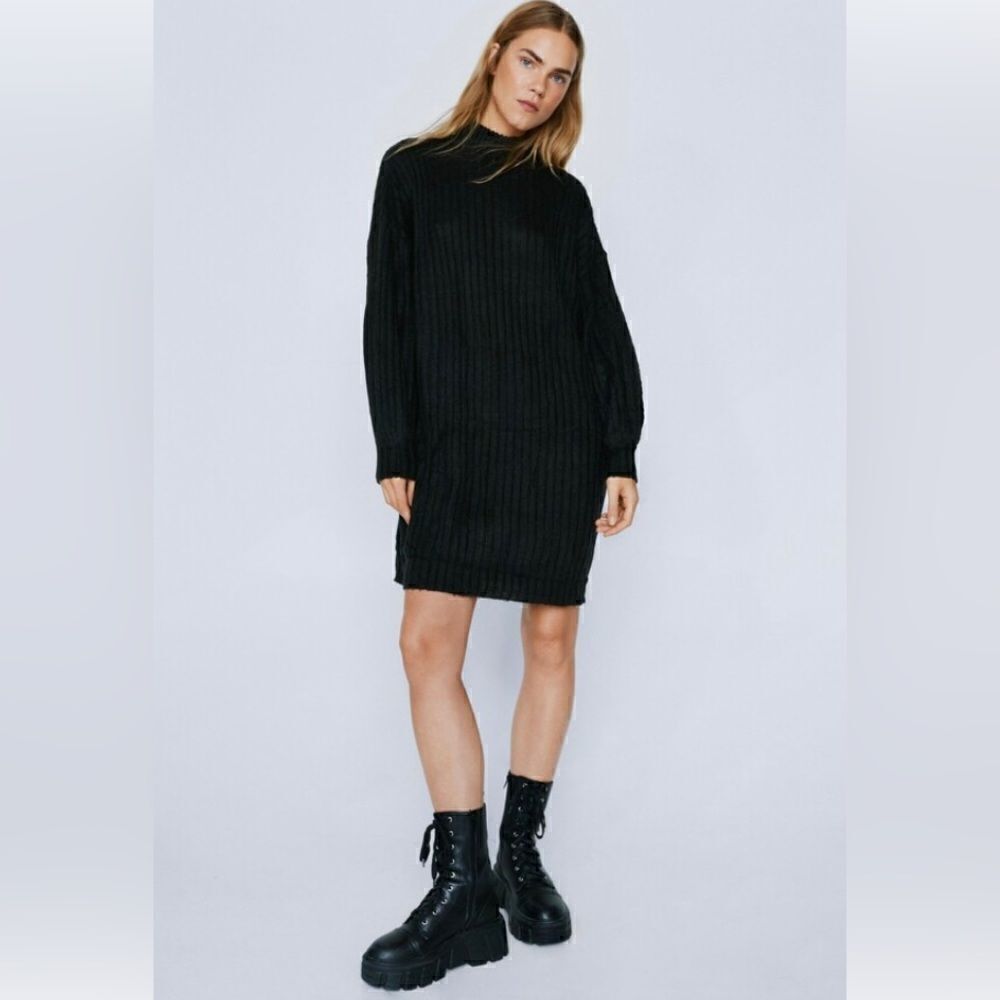 NWT Nasty Gal Soft Knit Sweater Dress
